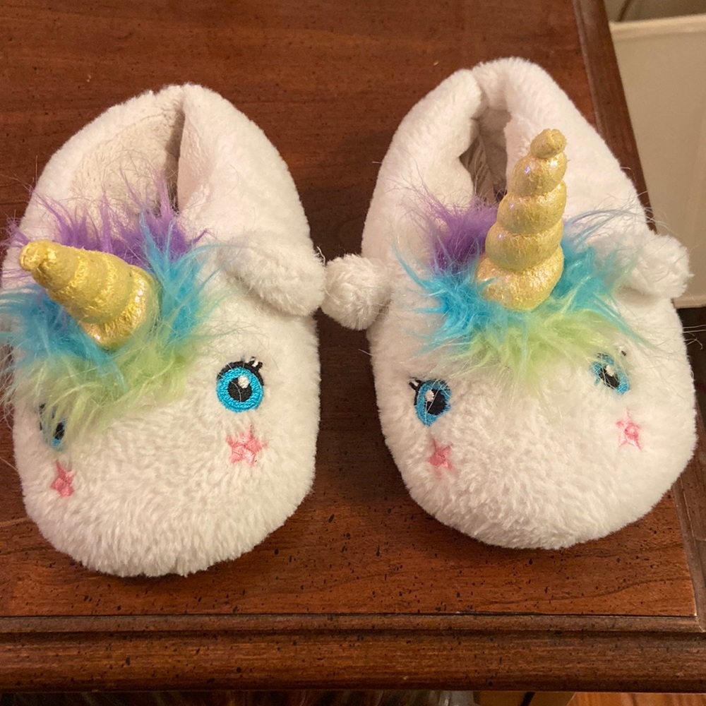 Unicorn slippers